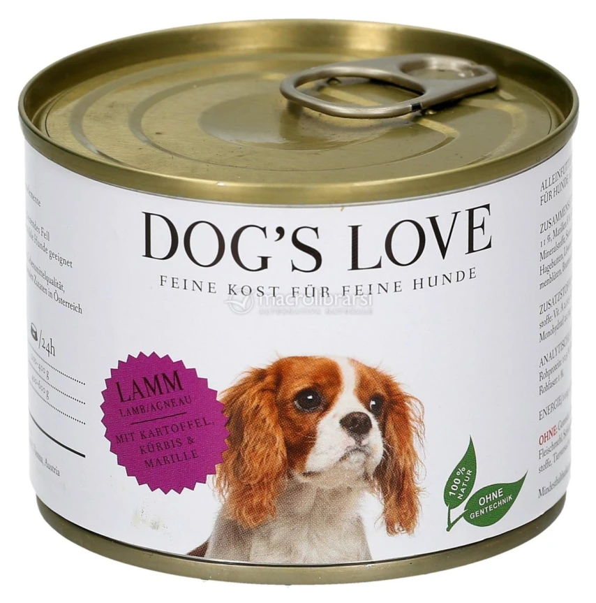 Dog's Love Agnello, Patata, Zucca e Albicocca 200g - DOGSLOVE