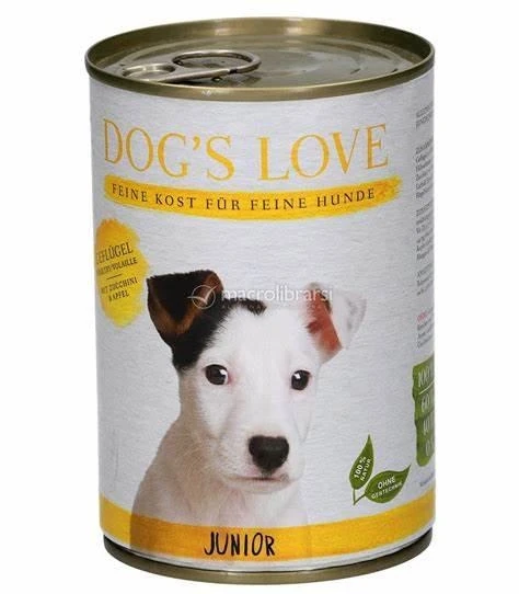 Dog's Love Junior Gr 400 Pollame/Zucchina - DOGSLOVE