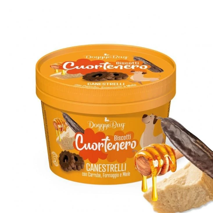 Doggyebag Cuortenero Canestrelli Carrube e Miele 150g