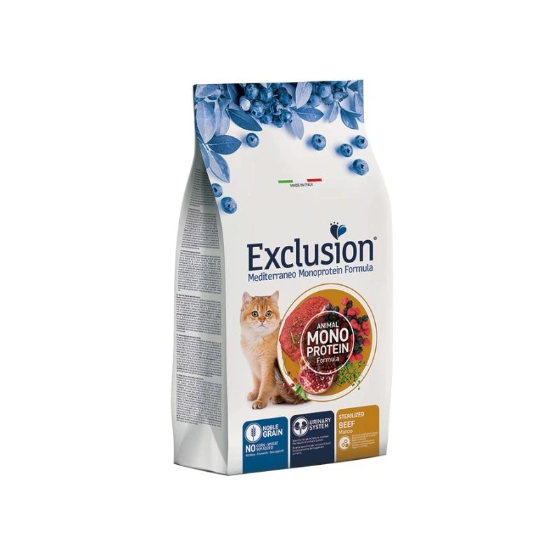 Dorado Exclusion Medit Noble Cat Manzo - Crocchette per Gatti 12 kg