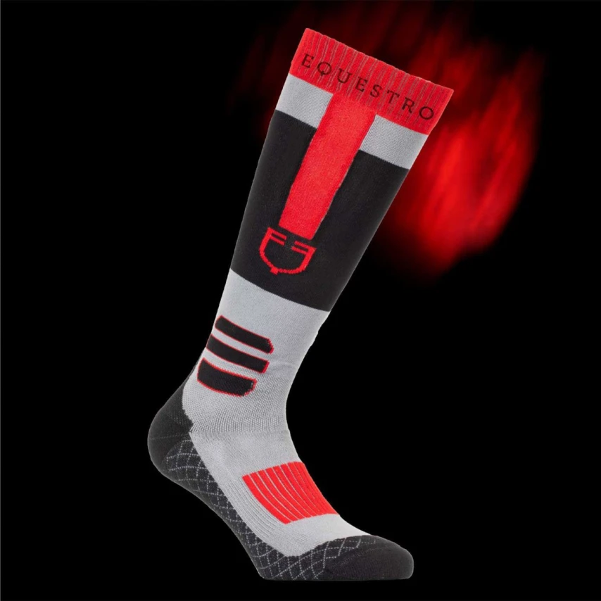 Equestro Calze Tecniche Unisex Traspiranti per Equitazione