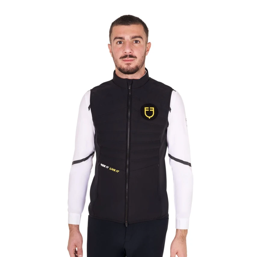 Equestro Gilet Smanicato Slim Fit Uomo - Tessuto Tecnico