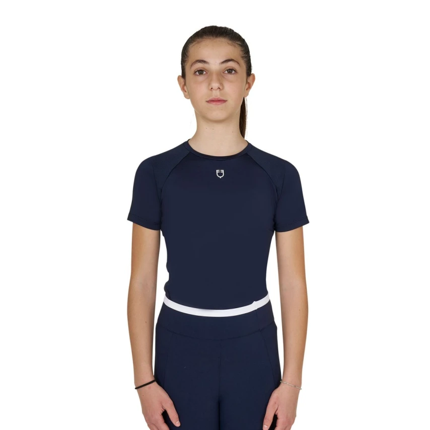 Equestro T-shirt tecnica bambini slim fit