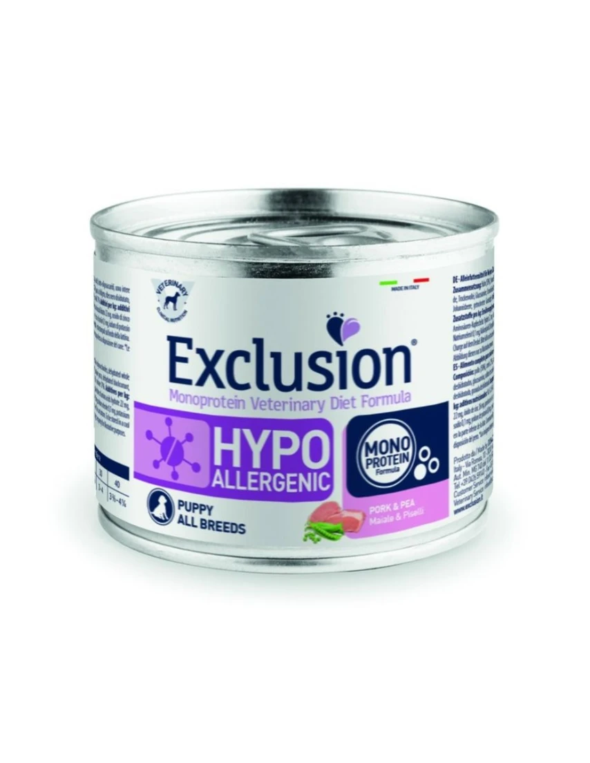 Dorado Exclusion Puppy Maiale e Piselli 400 g lattina