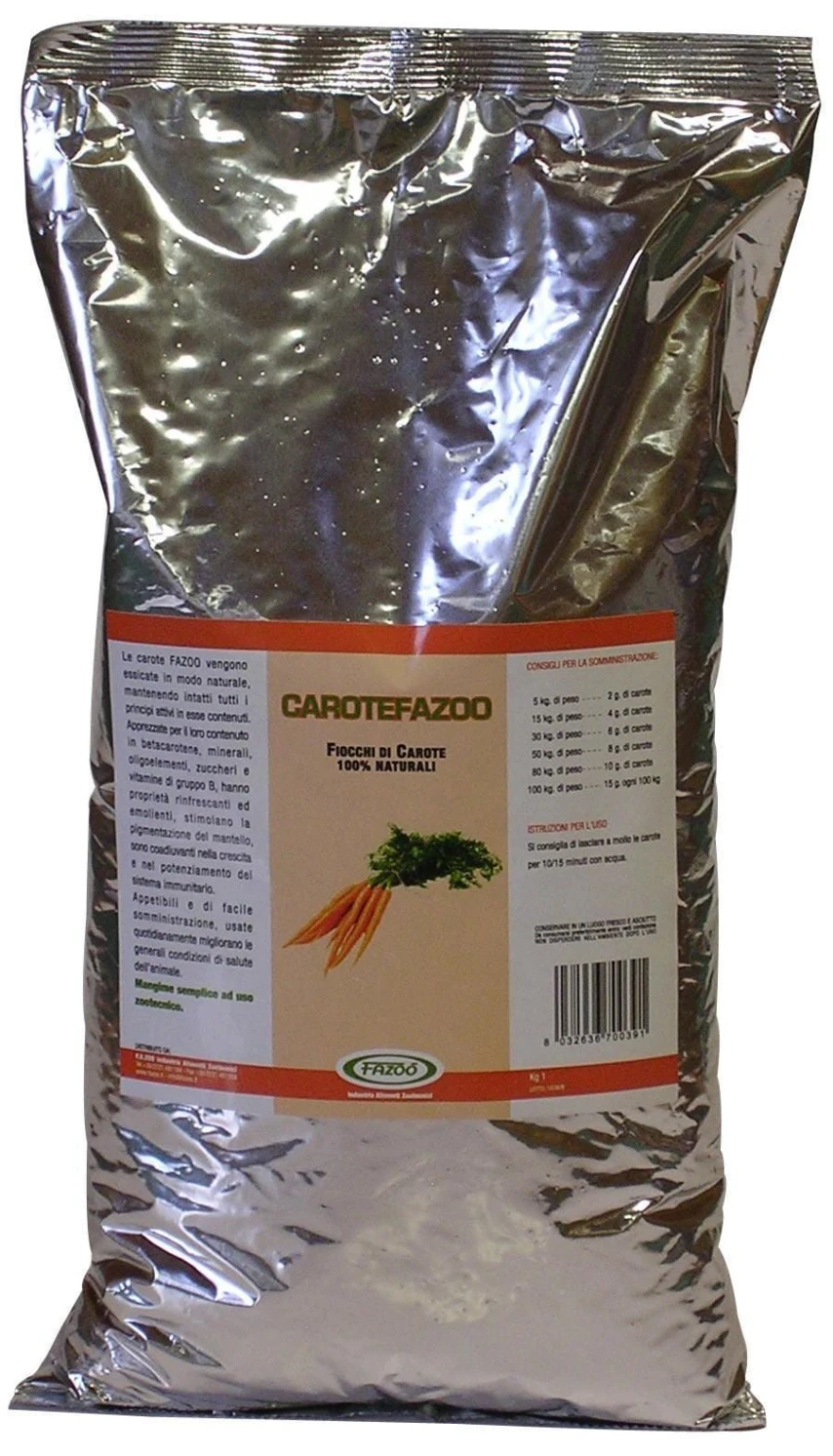 Fazoo Carote Granulari per Cavalli Kg 1