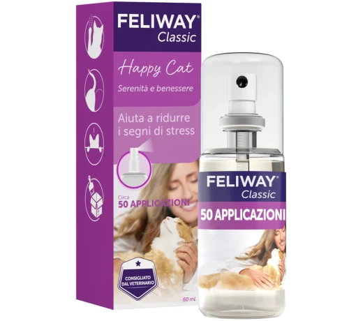 Spray rilassante antistress gatto ai feromoni 60 ml - Feliway