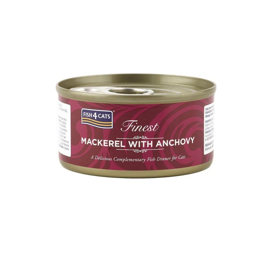 Fish4Cats Finest Filetti Sgombro/Acciughe 70g