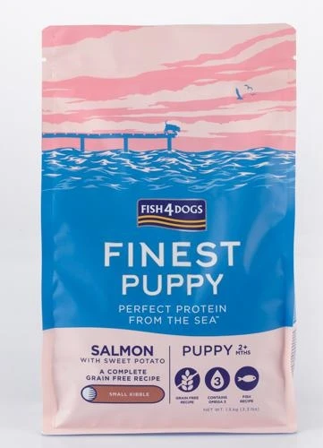Fish4Dogs Finest Adult Toy Salmone/Patate (XS Kibble) - 1,5 kg