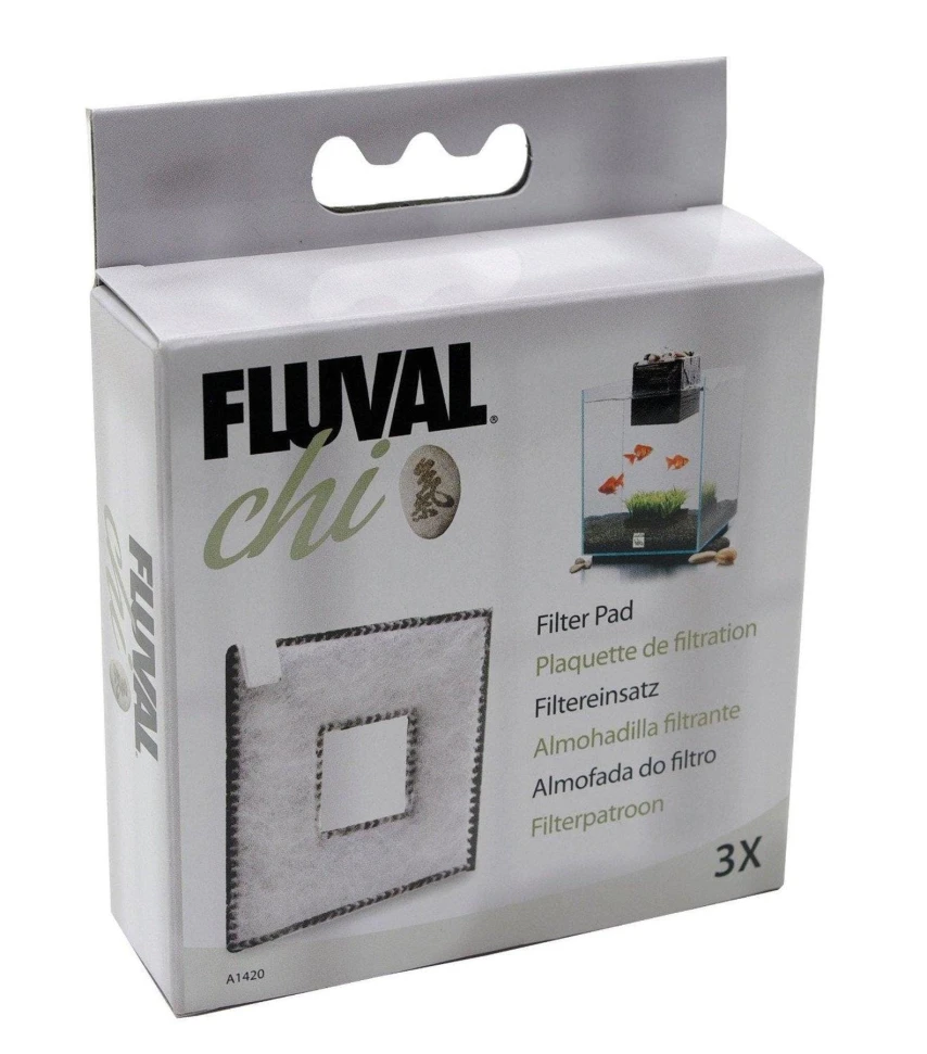 Fluval SPUGNA RICAMBIO POLIESTERE-CARBONE ACQUARIO CHI - A1420 - Pz.3