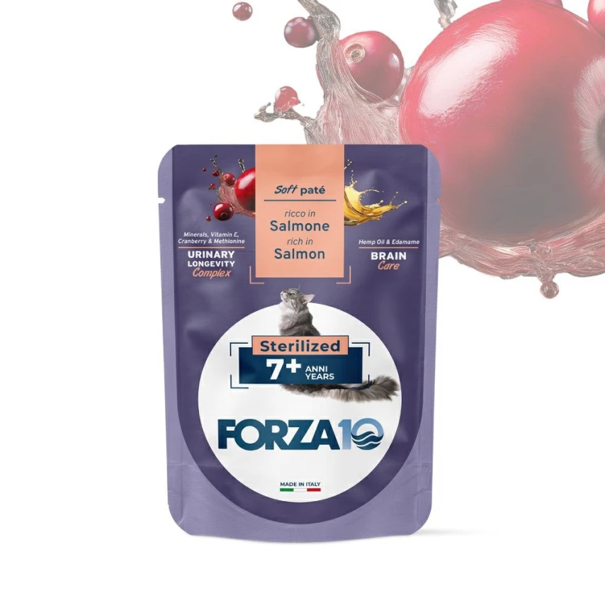Forza 10 Cat 7+ Sterilized Salmone buste 24x80 g