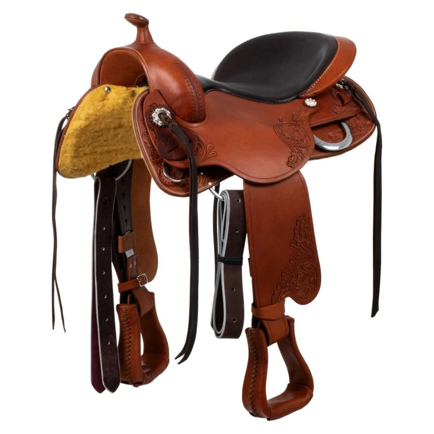 Freemax Sella Western Short Back Cow Leather