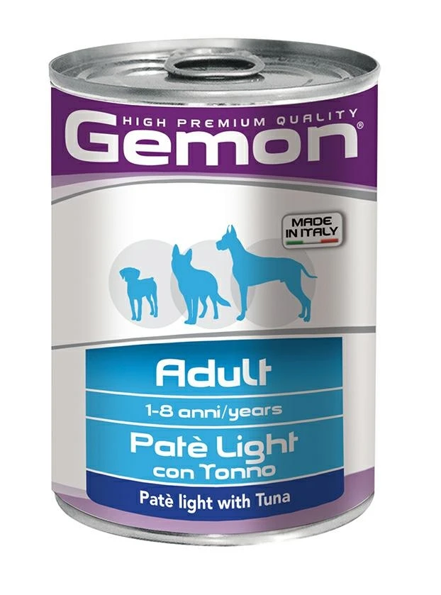 Gemon Dog Paté Light Tonno 24 x 400 g