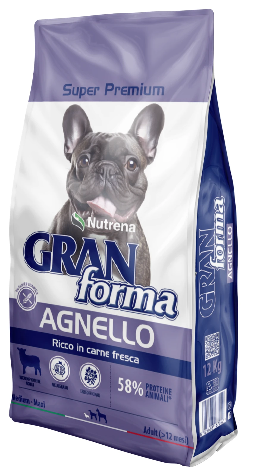 Granforma Crocchette per cani all'agnello 12 kg - Nutrena GRAN forma