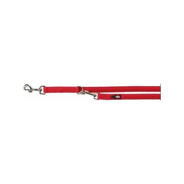Guinzaglio a 3 regolazioni Comfort Soft Trixie rosso