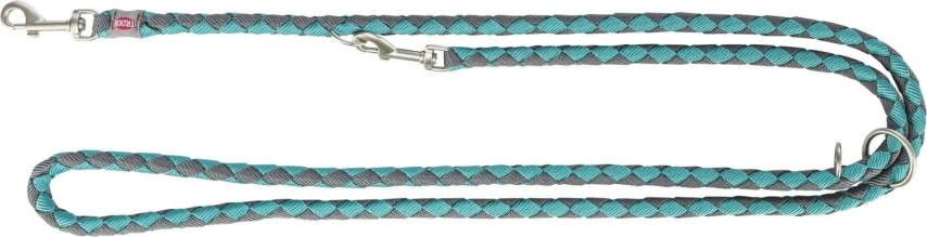 Guinzaglio Addestramento TX TRIXIE 2.00m Ø12mm Aqua/Grigio