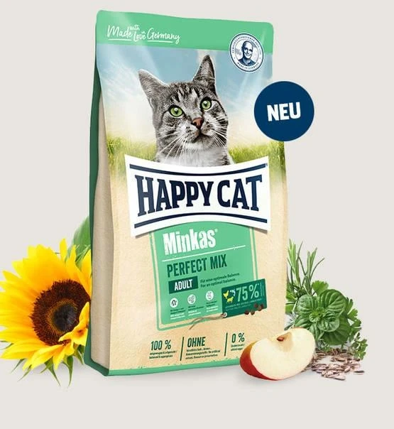 Happy Cat Minkas Perfect Mix Poultry, Fish & Lamb 10 kg