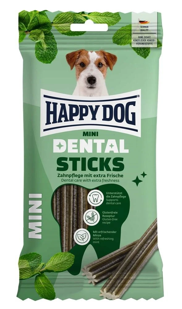 HappyDog Dental Sticks Mini 100g