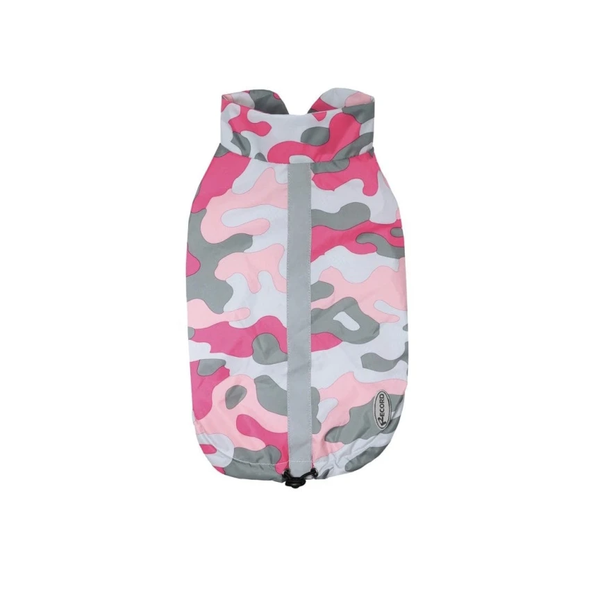 Impermeabile per Cani Tascabile Pollock Camouflage Rosa - Record