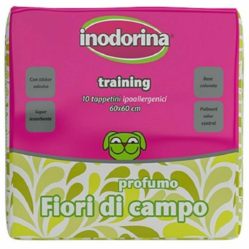 Inodorina Tappet Training Fiori 60x60 cm - 40 pz