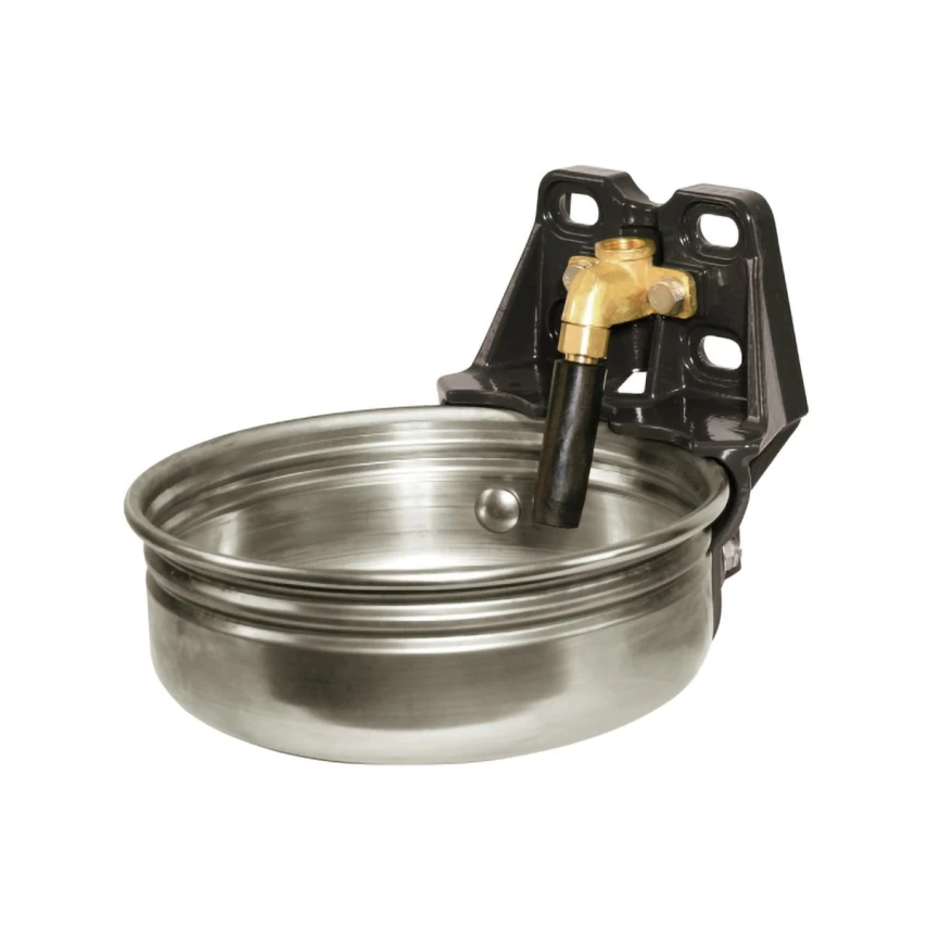 Kerbl Abbeveratoio a pressione in acciaio inox 5 L