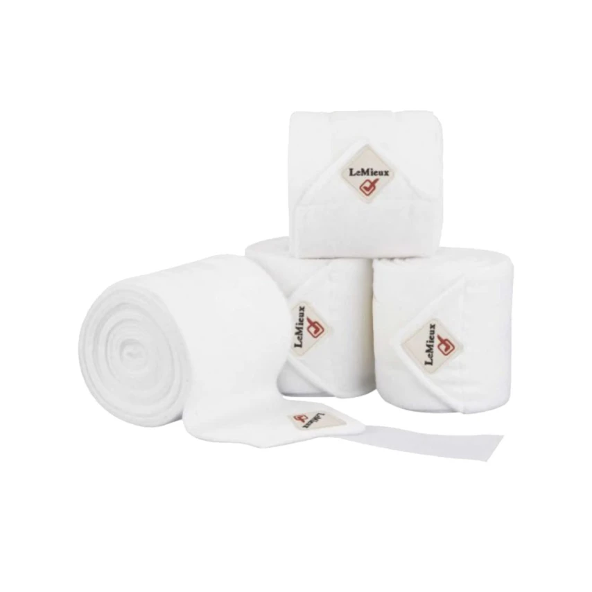 LeMieux Polo Bandages bianchi - set da 4