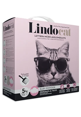 Lettiera Agglomerante Baby Powder - Lindocat