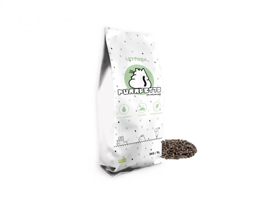 Lettiera in Pellet Biodegradabile - 5 kg - Purrfetto