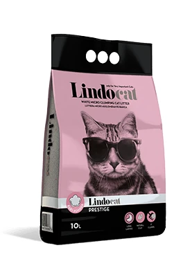 Lettiera agglomerante bentonite Lindocat Prestige Bianca
