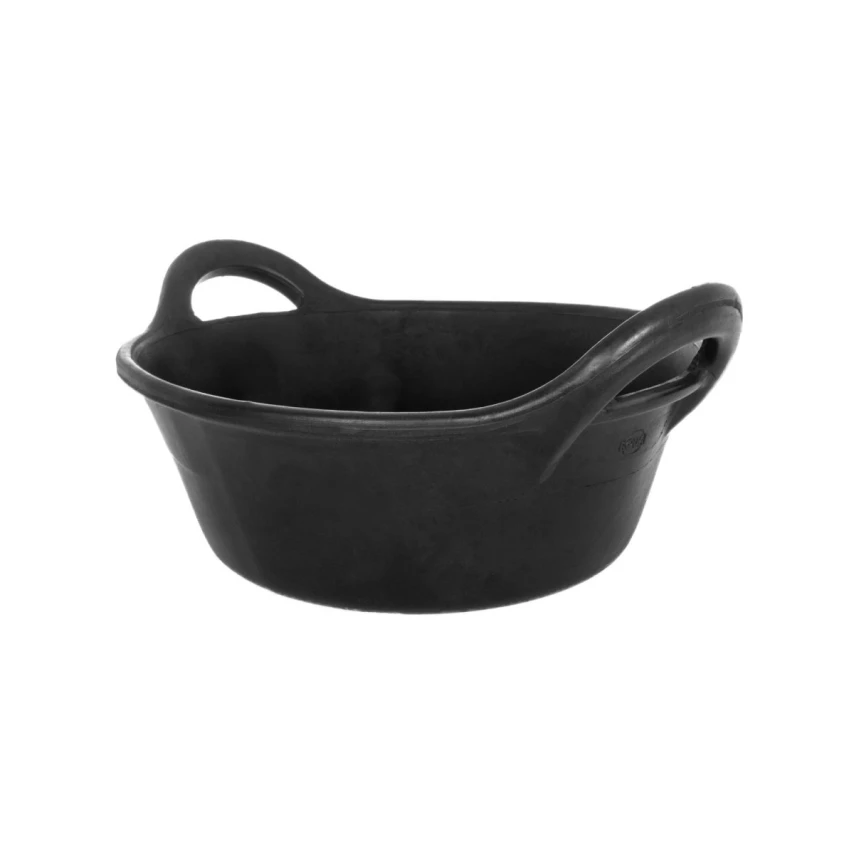 Mangiatoia tonda da terra 20 L - Umbria Equitazione