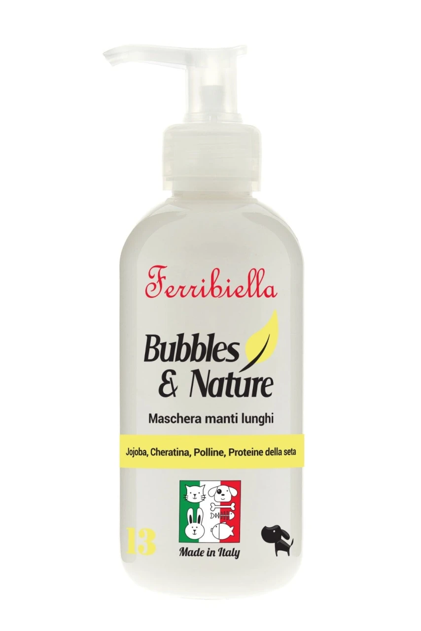 Maschera Manti Lunghi per cani- 250 ml - Bubbles & Nature - Ferribiella