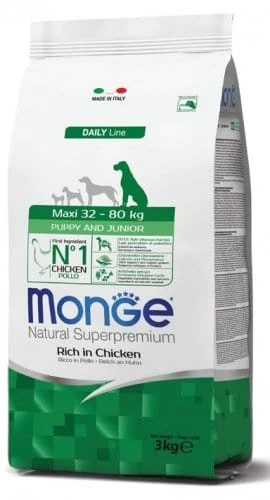 Monge Maxi Puppy Pollo Crocchette Cuccioli Taglia Grande