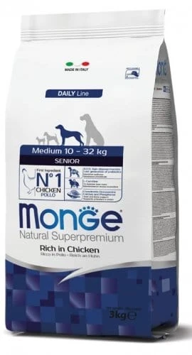 Monge Superpremium Medium Senior - Pollo
