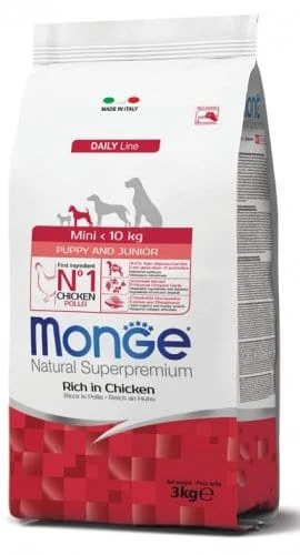 Monge Mini Puppy Pollo per Cuccioli Taglia Mini 400 g