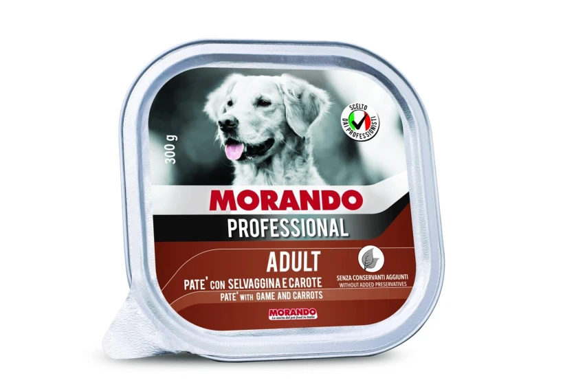 Morando Prof Dog Paté Selvaggina e Carote 18 x 300 g