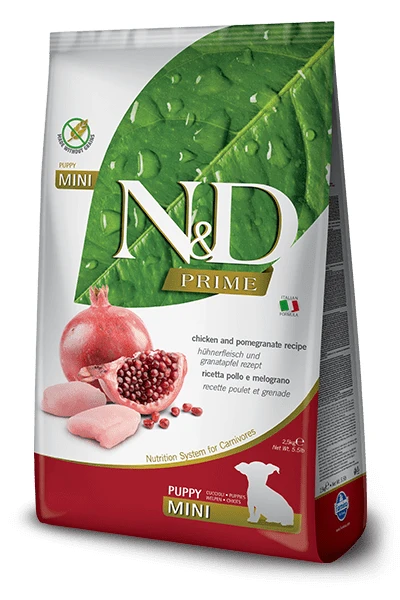 Farmina N&D Prime Puppy Mini Pollo e Melograno 2,5 kg