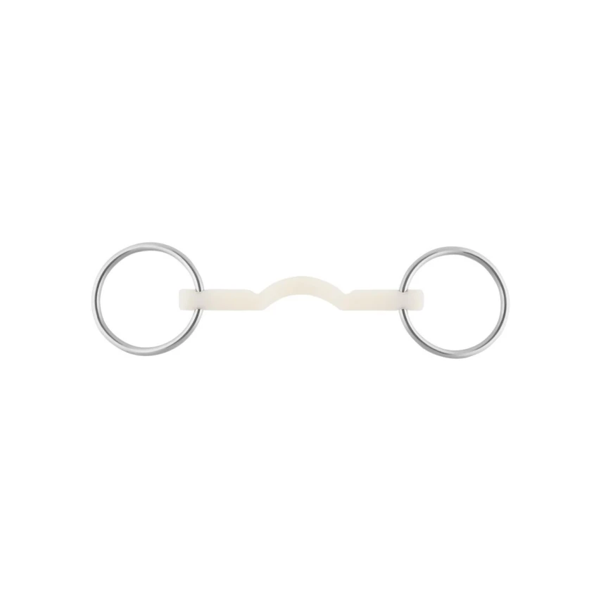 Nathe Mullen Mouth 15 mm - Imboccatura rigida, anelli 70 mm