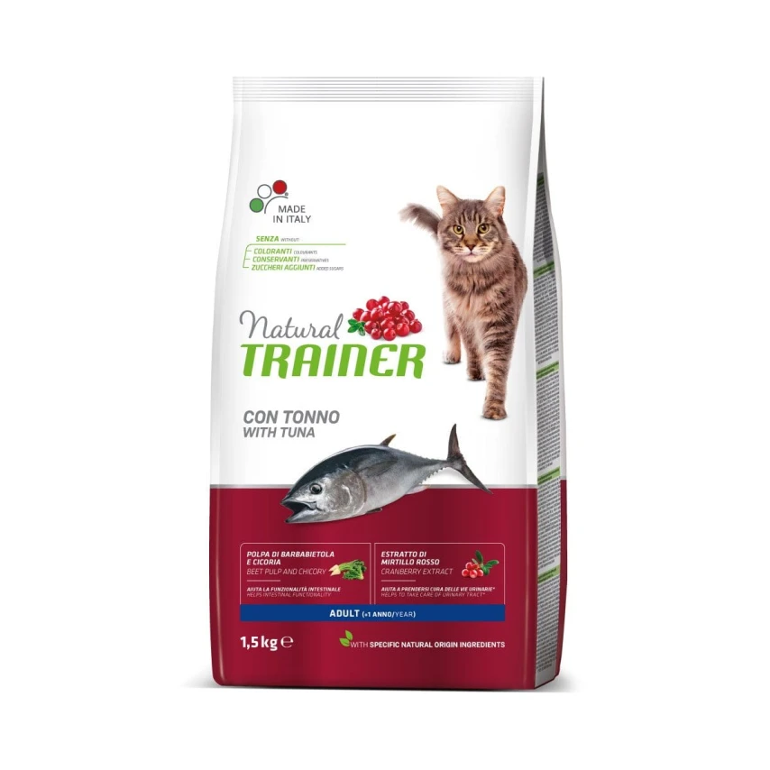 Natural Trainer Gatto Adulto Tonno Crocchette