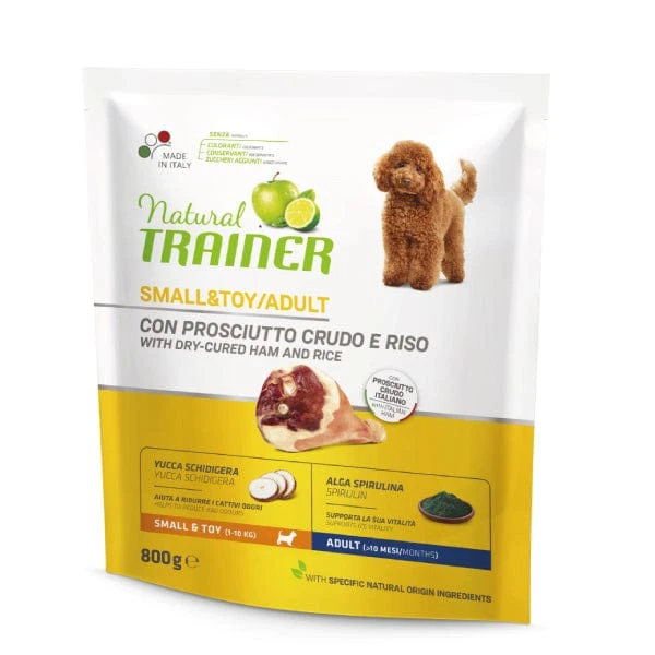 Natural Trainer Small & Toy Prosciutto Crudo per Cani