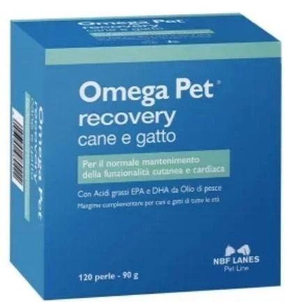 NBF,Gainte Omega Pet Recovery per cani - 120 perle - NBF Lanes