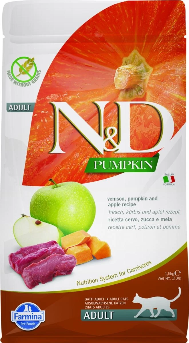Farmina N&D Pumpkin Cervo Zucca Mela 1.5 kg