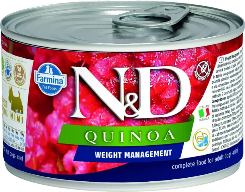 Farmina N&D Quinoa Weight Management umido per cani mini 4.9 oz