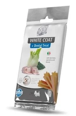 ND White Dog Treats Spigola/Finocchio/Riso/Spirulina Mini - Farmina 60g