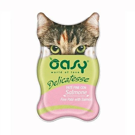 Oasy Cat Delicatesse Patè Salmone 18 x 85 g