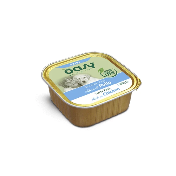 Oasy Paté Cuccioli Pollo Puppy & Junior 150 g