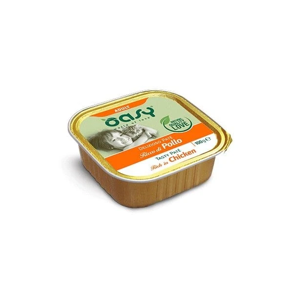 Oasy Delizioso Patè Umido Gatti Adulti 100 g