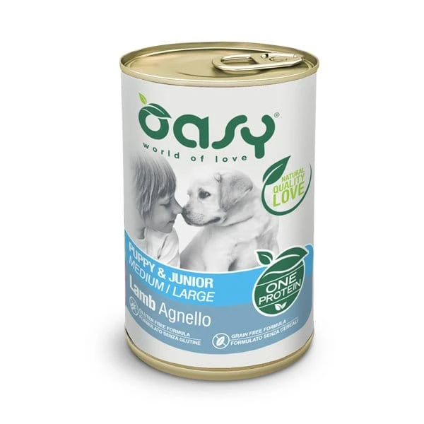 Oasy Umido Monoproteico per Cuccioli Puppy & Junior