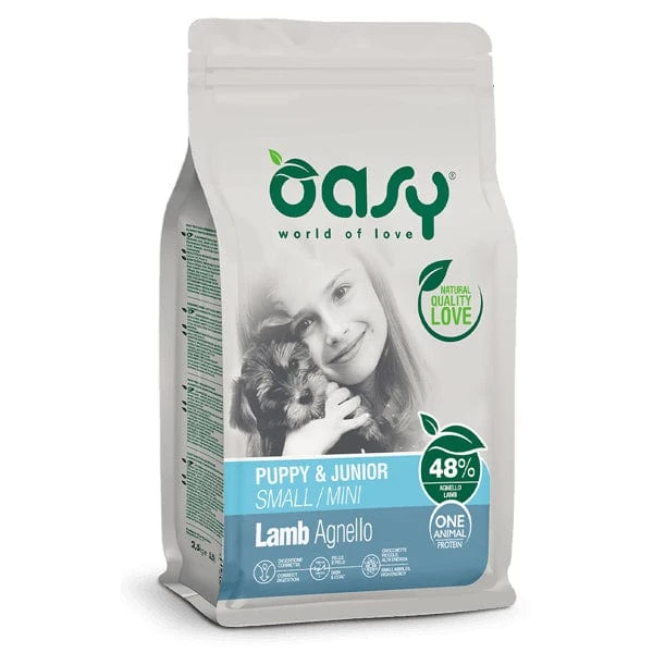 Oasy Puppy Agnello Small Mini Monoproteico 2,5 kg
