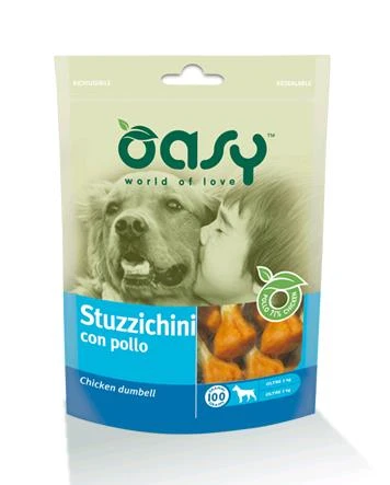 Oasy Snack per Cani al Pollo Stuzzichini 100 g