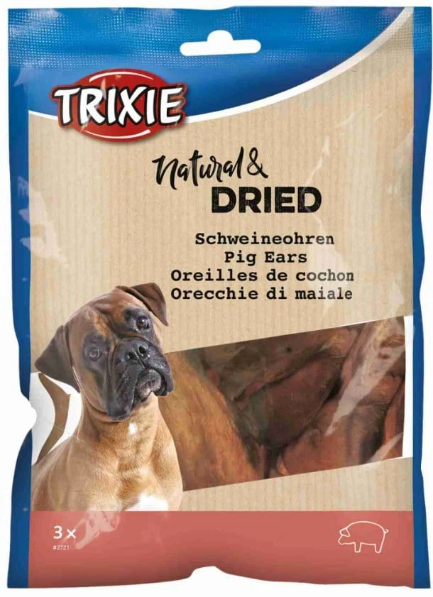 Orecchie di Maiale 3 pz snack per cani - Trixie