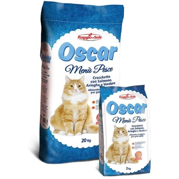 Oscar Menù Pesce Croccantini per Gatto al Salmone